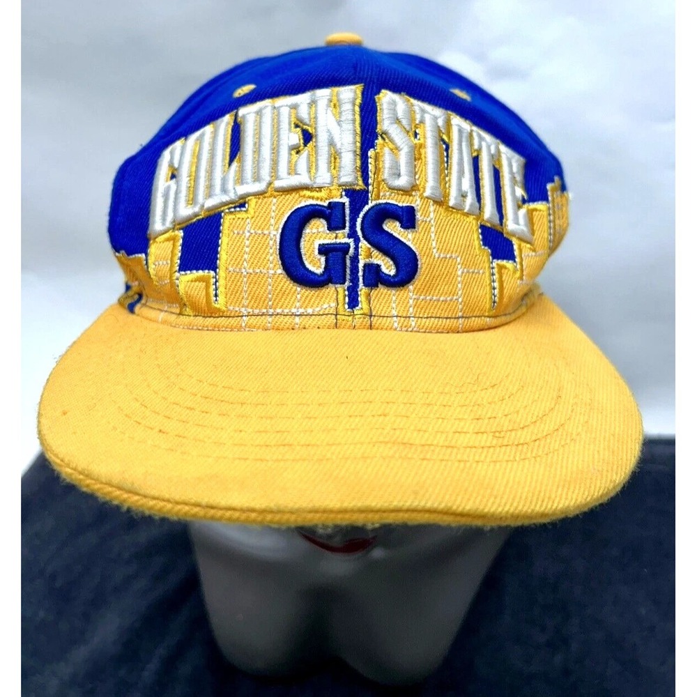 Vintage Leader of the Game Golden State Blue/Yellow Adjustable Ball Cap Hat (YB)